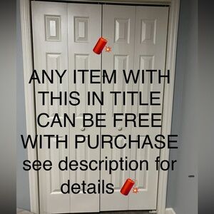 🧨 this emoji in title item can be free with a set $💵amount purchase!!!!